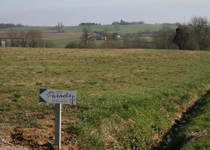 בקתה Paradis De Bellevue Puymiclan